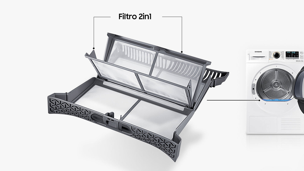 Samsung DV70M50201W asciugatrice Libera installazione Caricamento frontale 7 kg Bianco