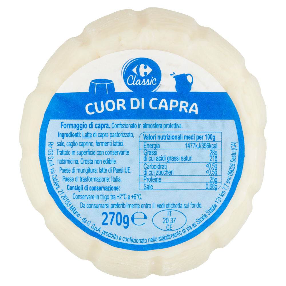 Carrefour Classic Cuor di Capra 270 g