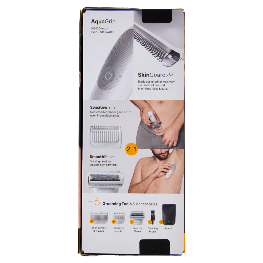 Braun Body Groomer Series 5 BG5550 Body + 6 Groomin Tools & Accessories