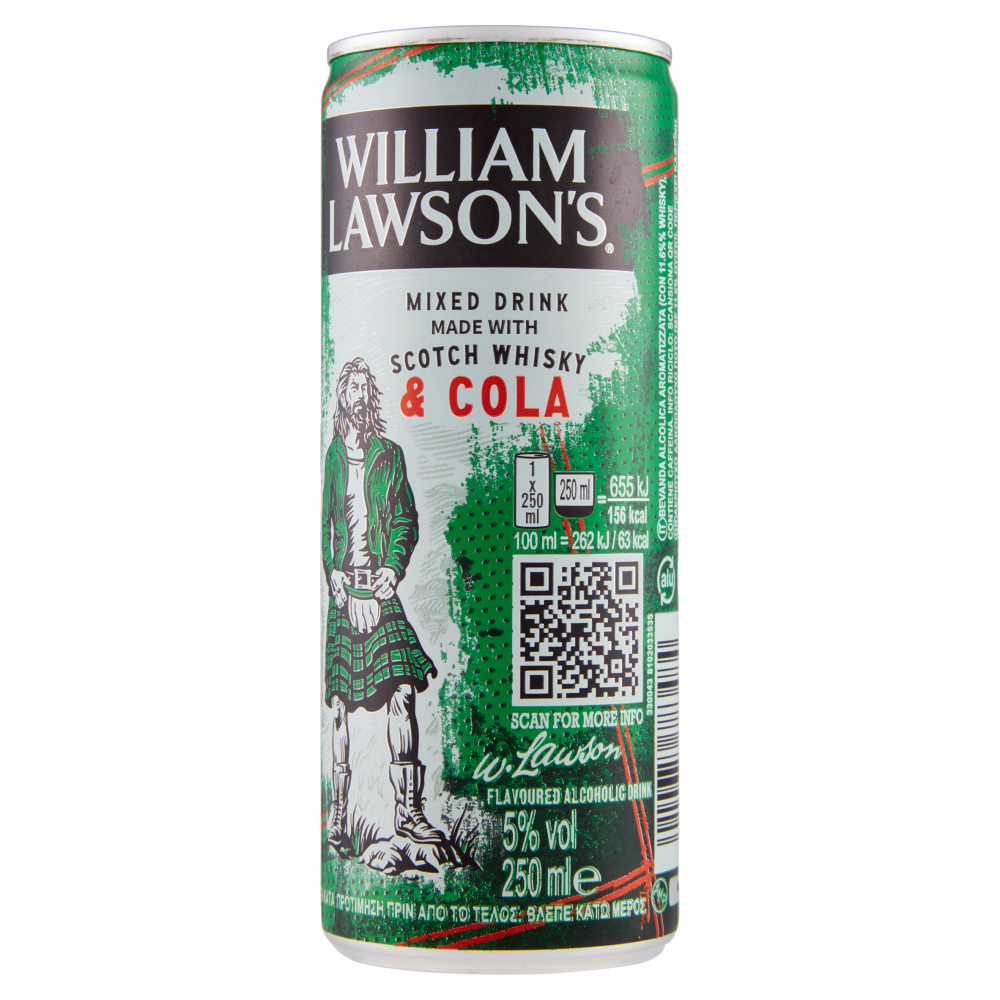 William Lawson's e Cola 250 ml