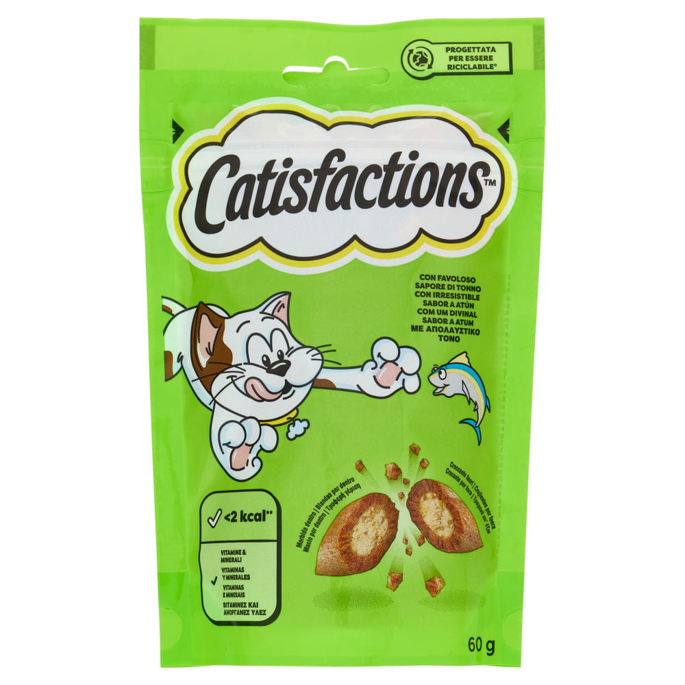 Catisfactions Snack Gatto Tonno 60 g