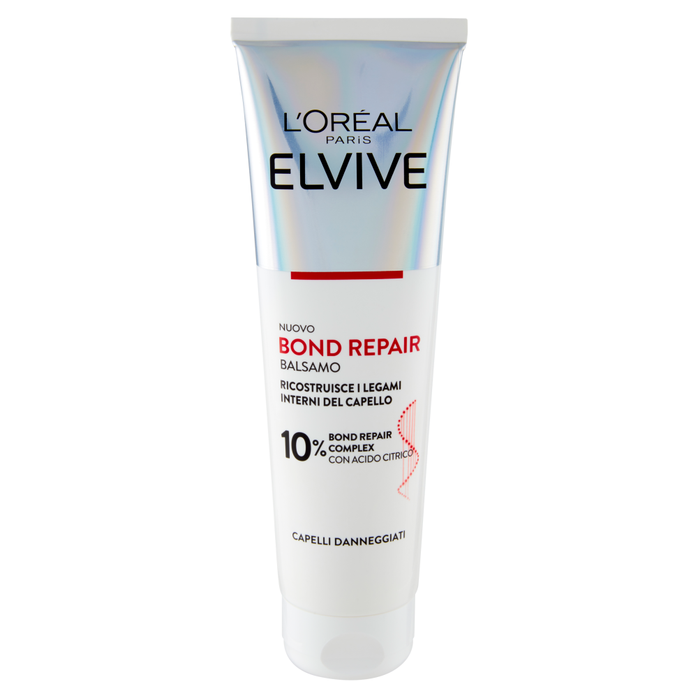 L'Oréal Paris Elvive Bond Repair Balsamo Con Acido Citrico Per Capelli Danneggiati, 150 ml