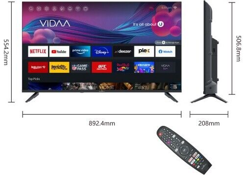 Smart-Tech Tv Led 40 pollici Full Hd Smart Tv Smart Tech 40FV10T1