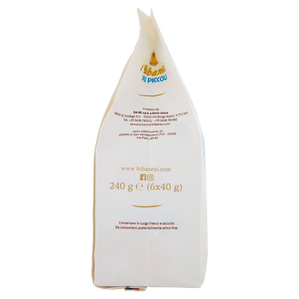 i Bibanesi pi&ugrave; Piccoli con olio extra vergine di oliva 6 x 40 g
