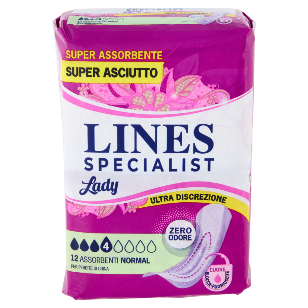 Lines Specialist Lady Assorbenti Normal 12 pz