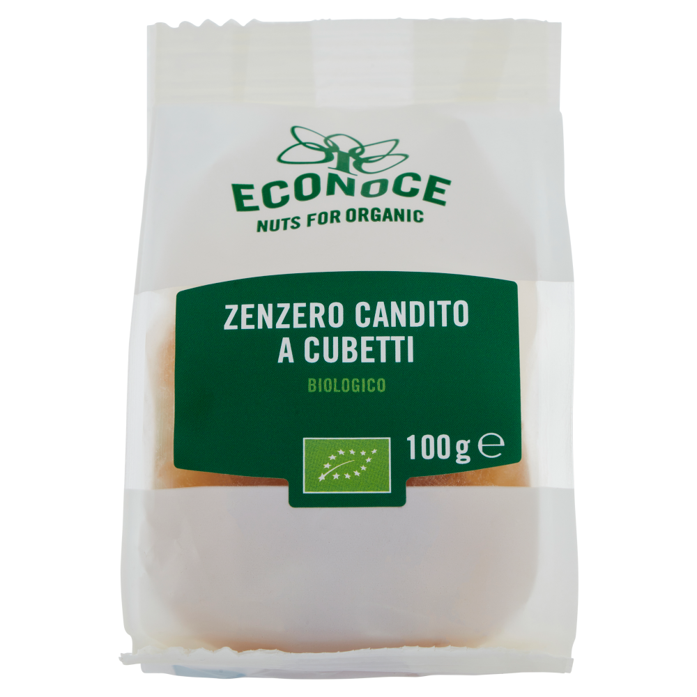 Econoce Zenzero Candito a Cubetti Biologico 100 g