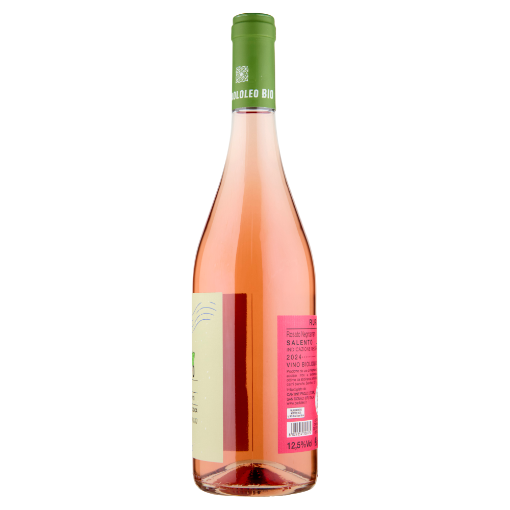 Paololeo Rurale Rosato Negroamaro Salento IGP Vino Biologico 750 ml