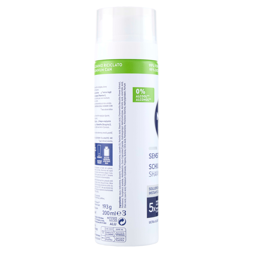Nivea Men Sensitive Schiuma da Barba 200 ml