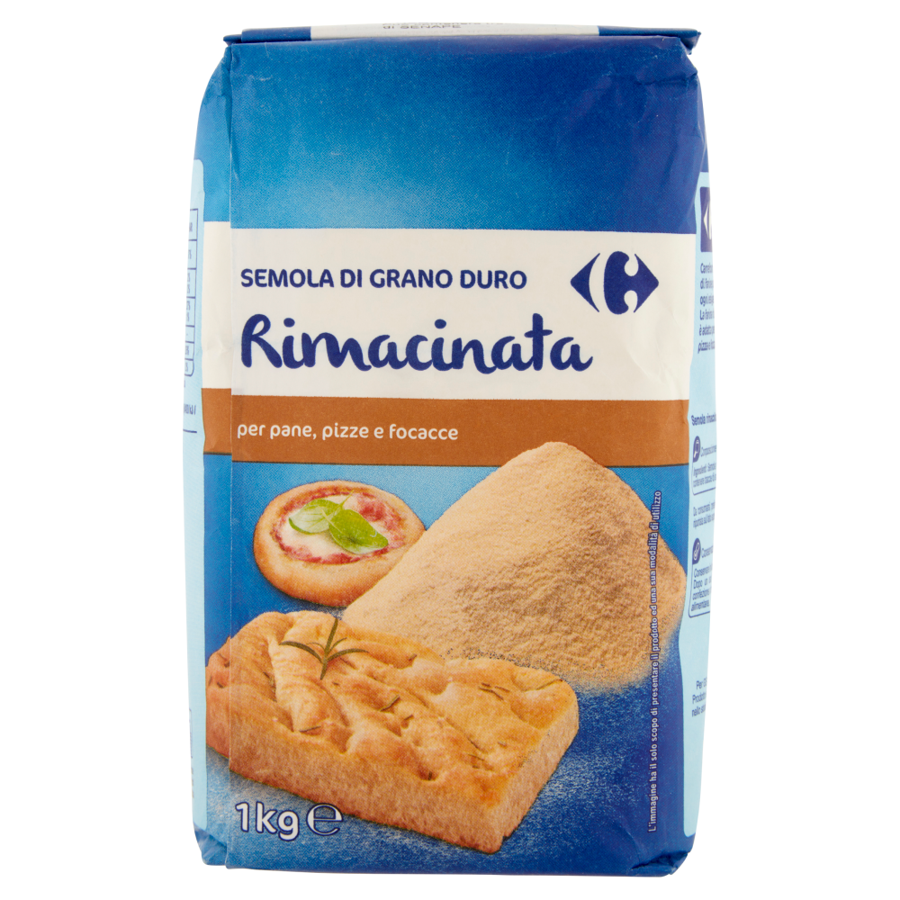 Carrefour Semola di Grano Duro Rimacinata 1 kg