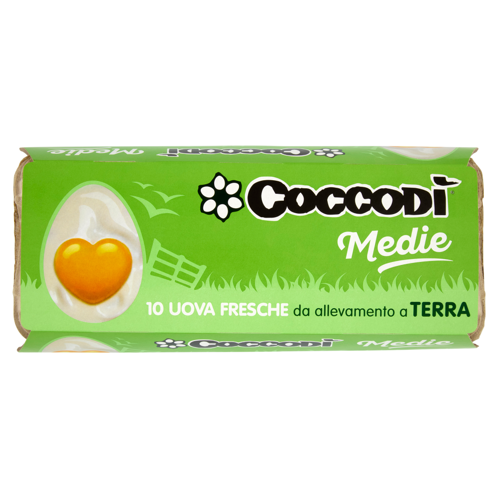 Coccodì Medie 10 Uova Fresche da allevamento a Terra