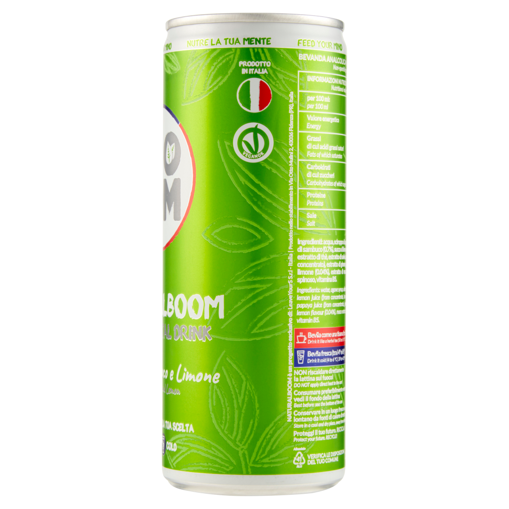 NATURALBOOM Fiori di sambuco e Limone 250 ml