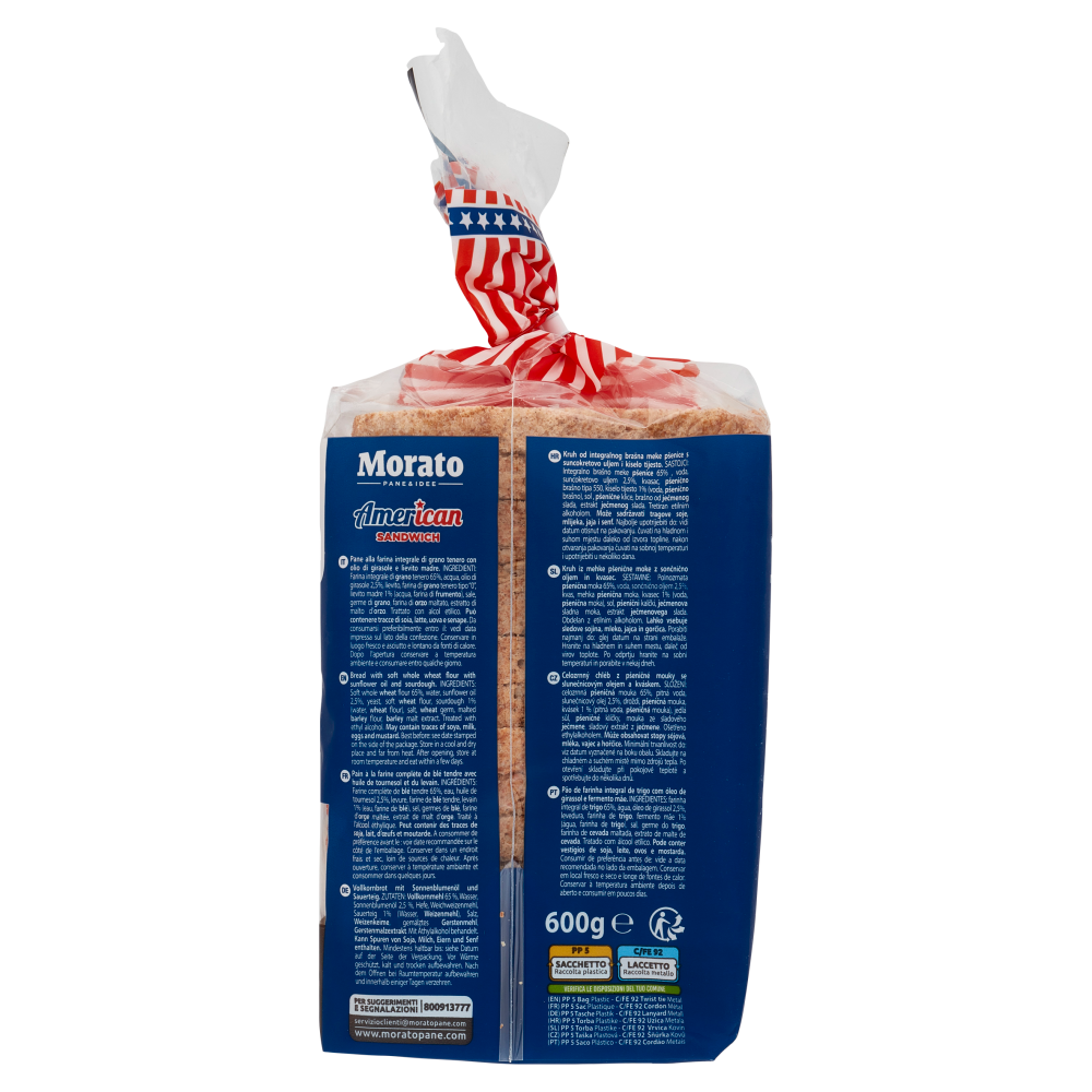 Morato American Sandwich Integrale 14 x 42,9 g