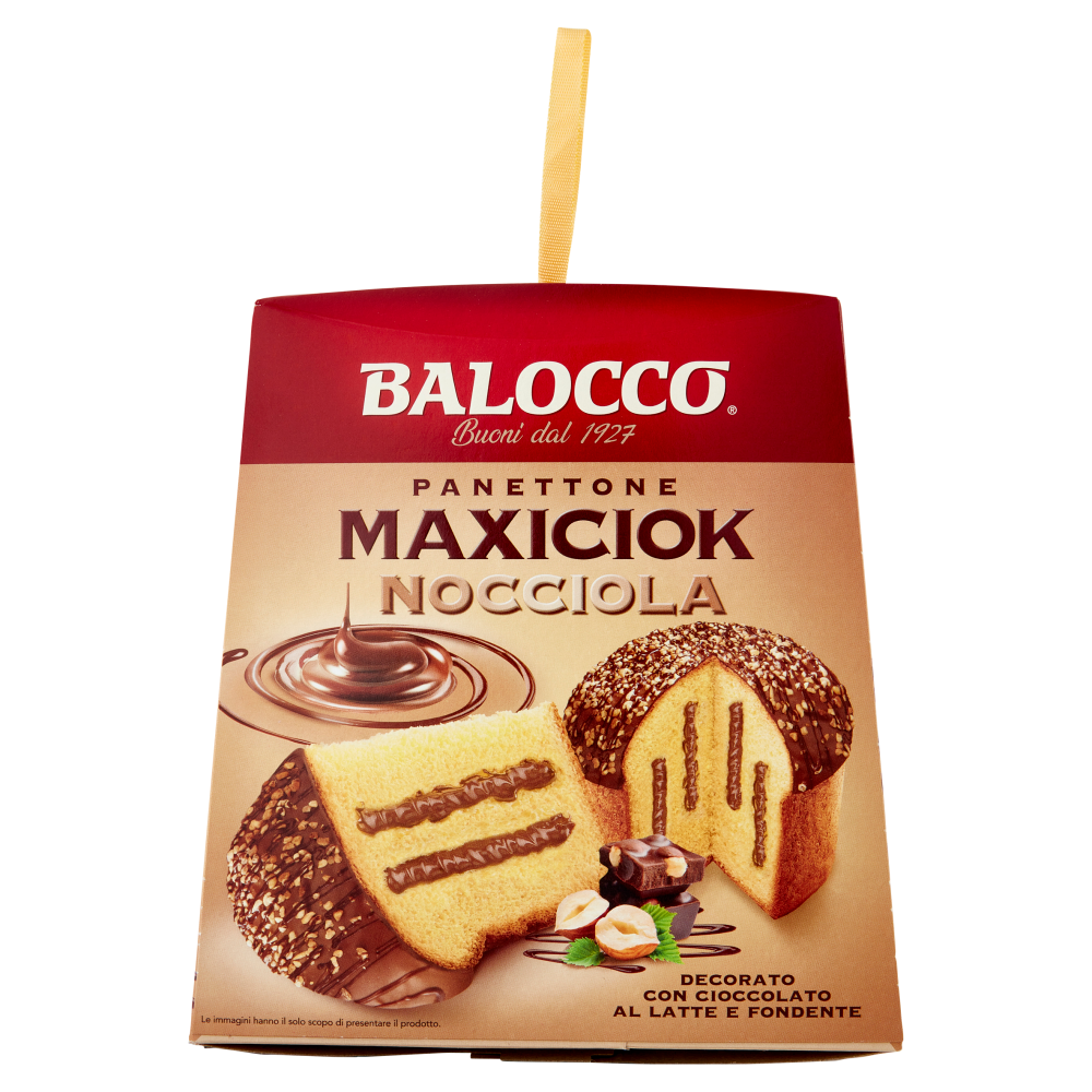 Balocco Panettone Maxiciok Nocciola 800 g