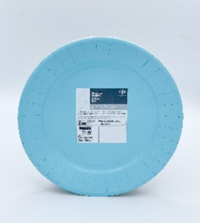 Le Nappage 24 Piatti in cartoncino diam 23cm Turchese