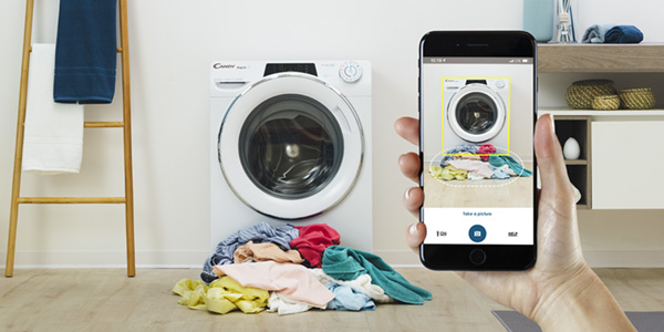 Candy Rapid&Oacute; RAPIDO' lavatrice Libera installazione Caricamento frontale 9 kg 1400 Giri/min A Bianco