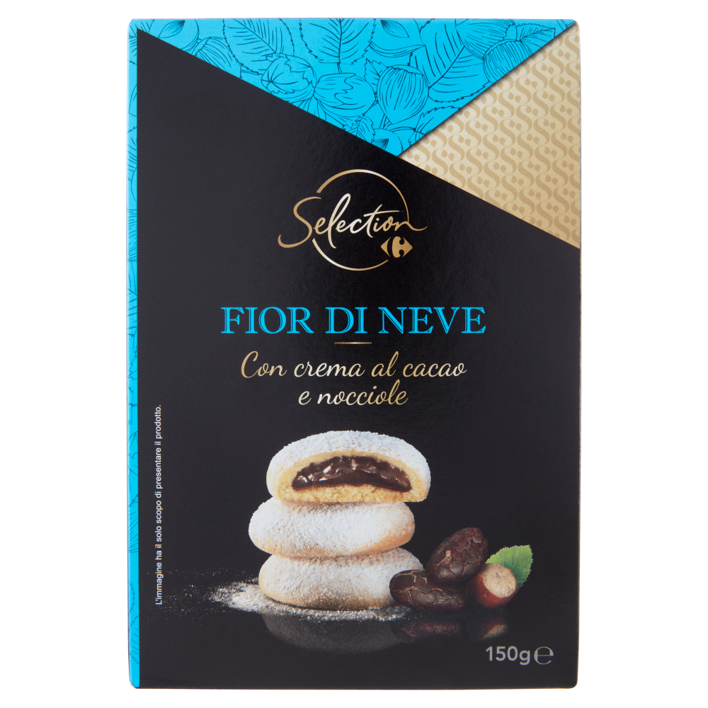 Carrefour Selection Fior di Neve con crema al cacao e nocciole 150 g