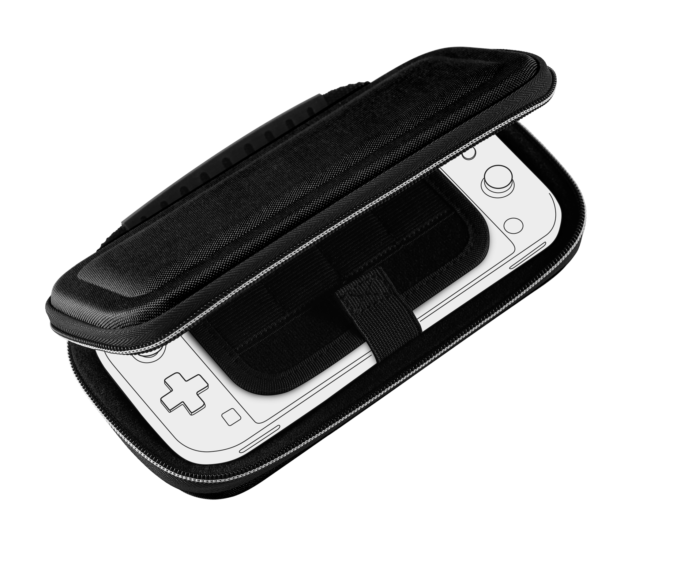 Bigben Interactive SWITCH2POUCHBLACK custodia per console portatile Custodia rigida Nintendo Nero