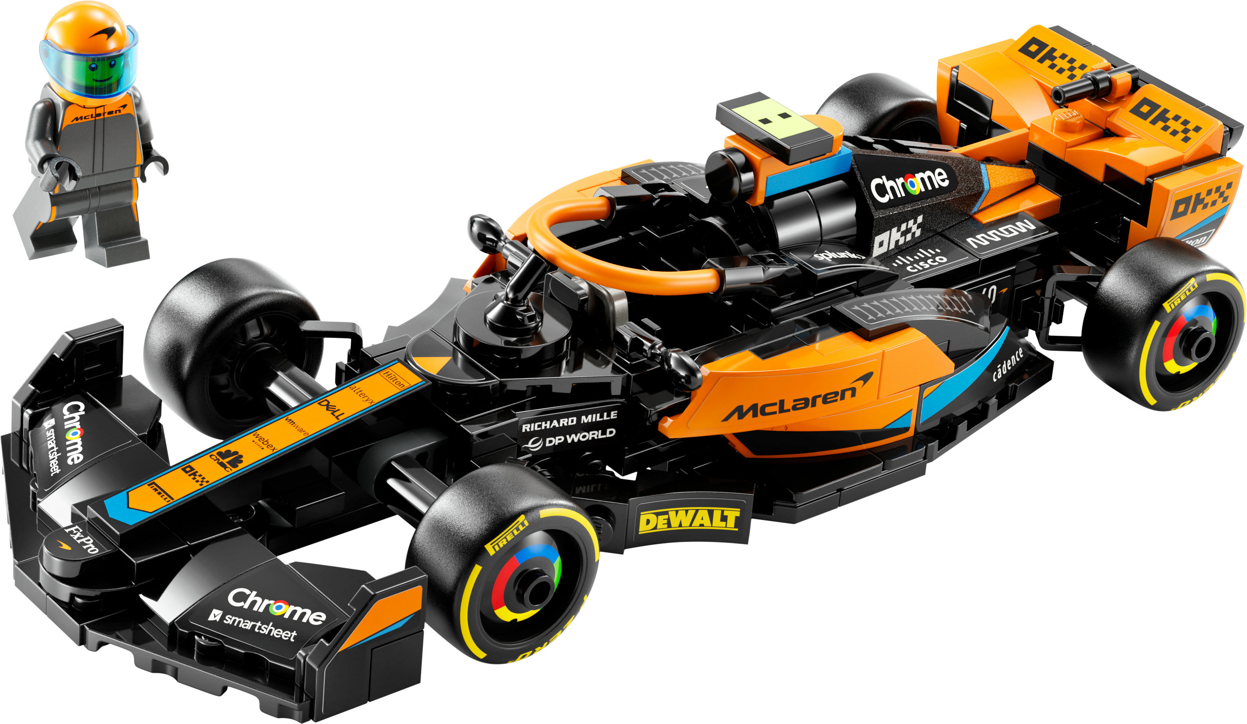 LEGO Speed Champions Monoposto da corsa McLaren Formula 1 2023