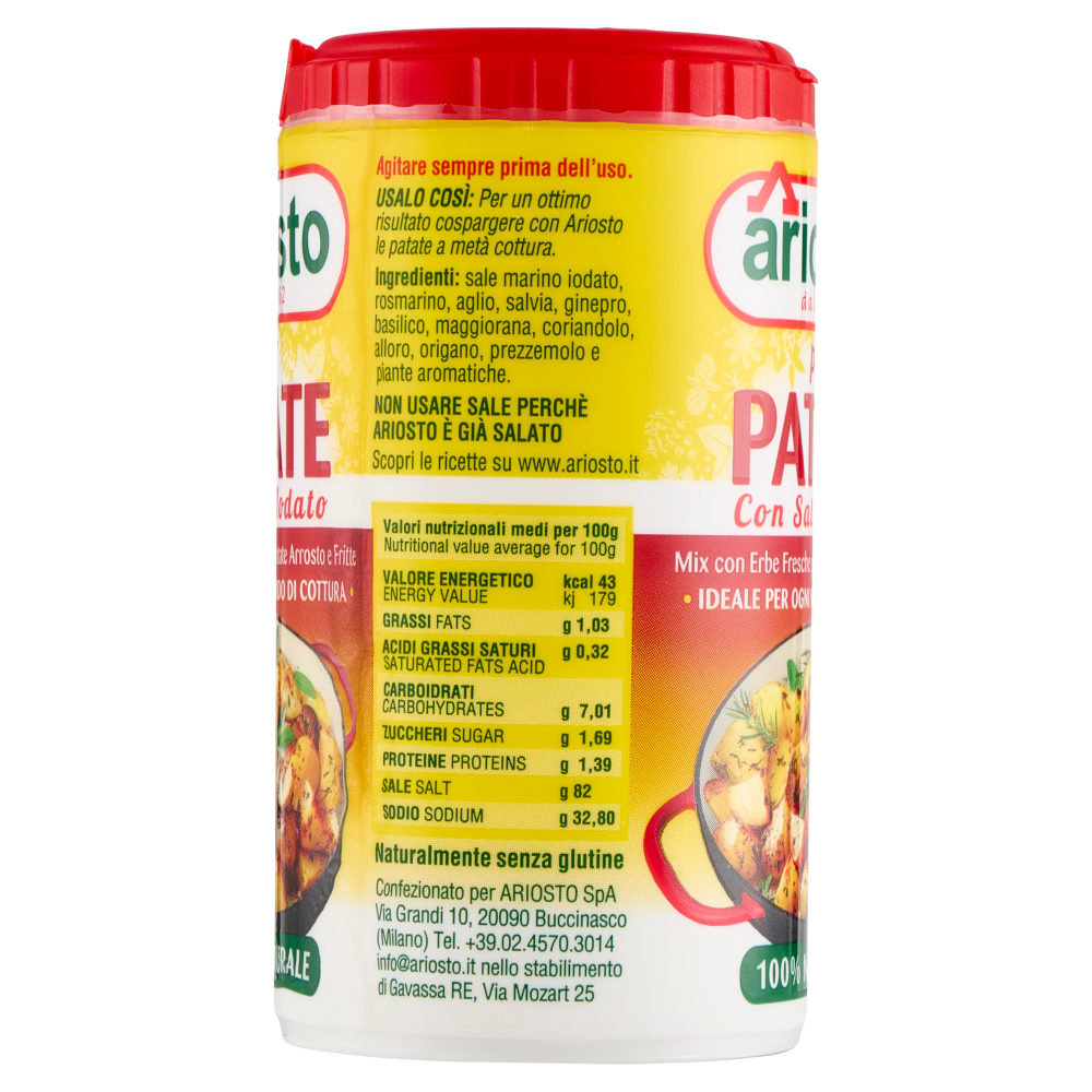 ariosto per Patate con Sale Iodato 80 g