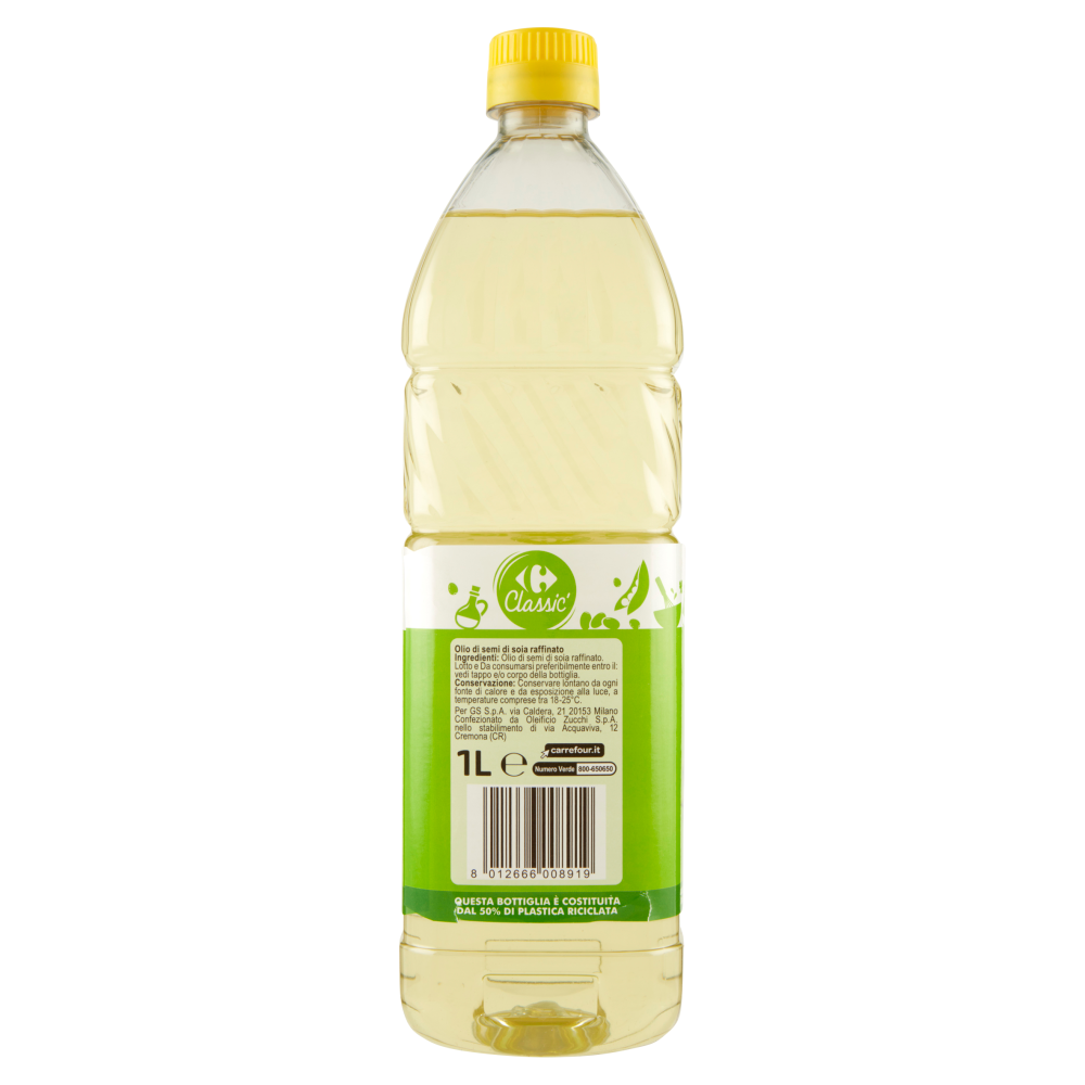 Carrefour Classic Olio di Semi di Soia 1 L