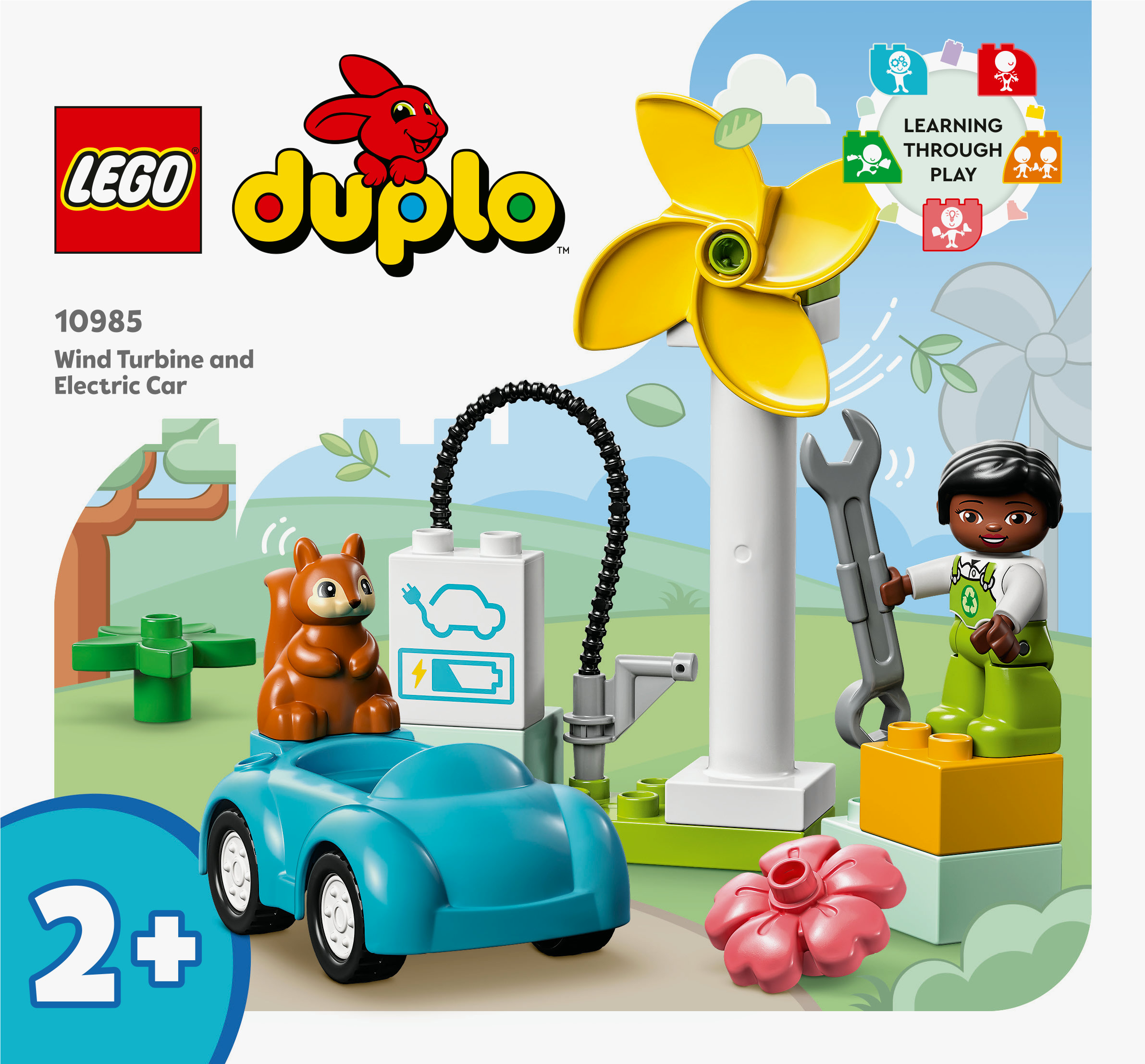 LEGO DUPLO Turbina eolica e auto elettrica
