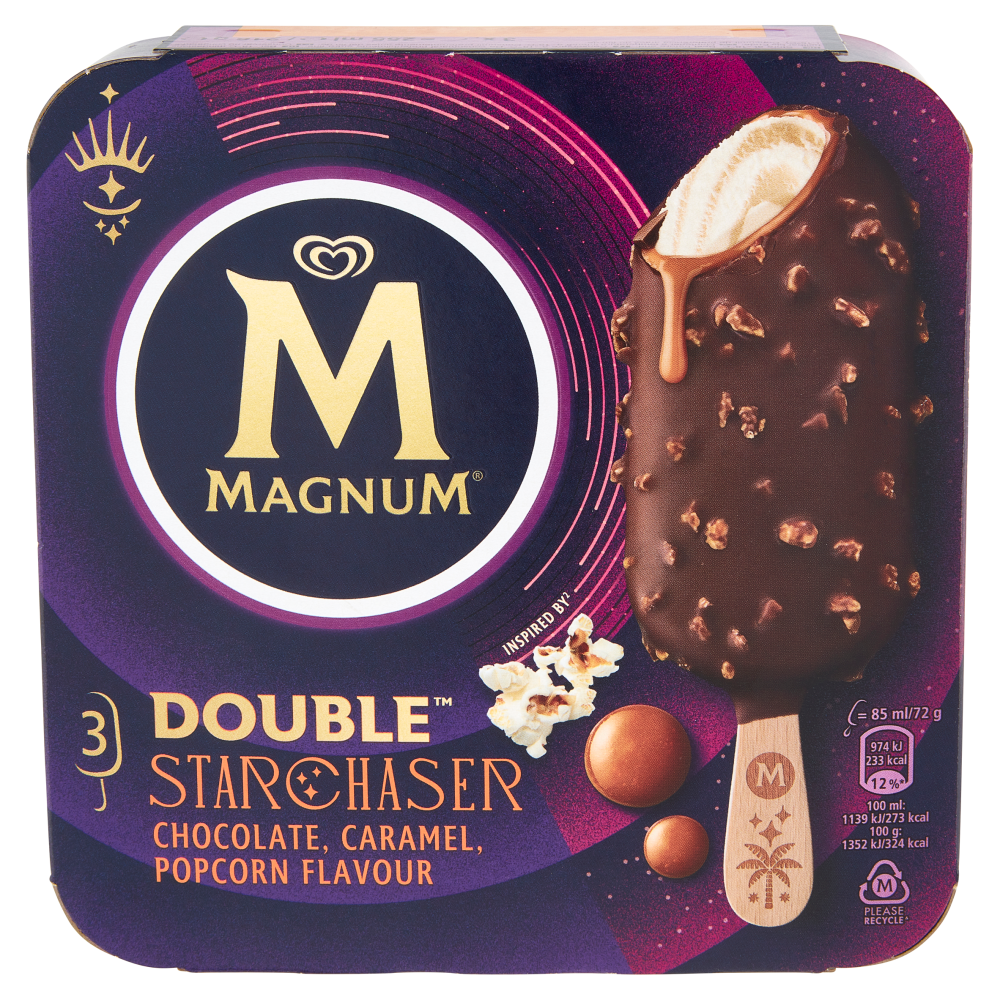 Gelato Magnum Double Starchaser gusto popcorn
