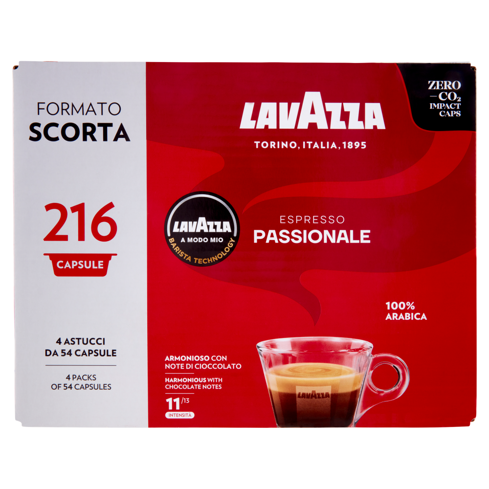 Lavazza A Modo Mio Espresso Passionale 216 capsule 1.620 g