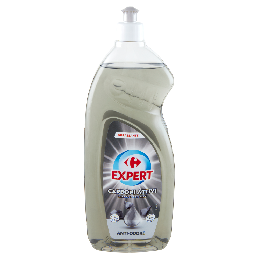 Carrefour Expert Carboni Attivi Detersivo per Stoviglie 1 L