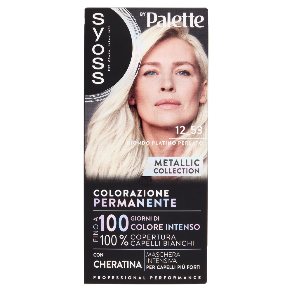 Syoss By Palette Colorazione Permanente 12_53 Biondo Platino Perlato