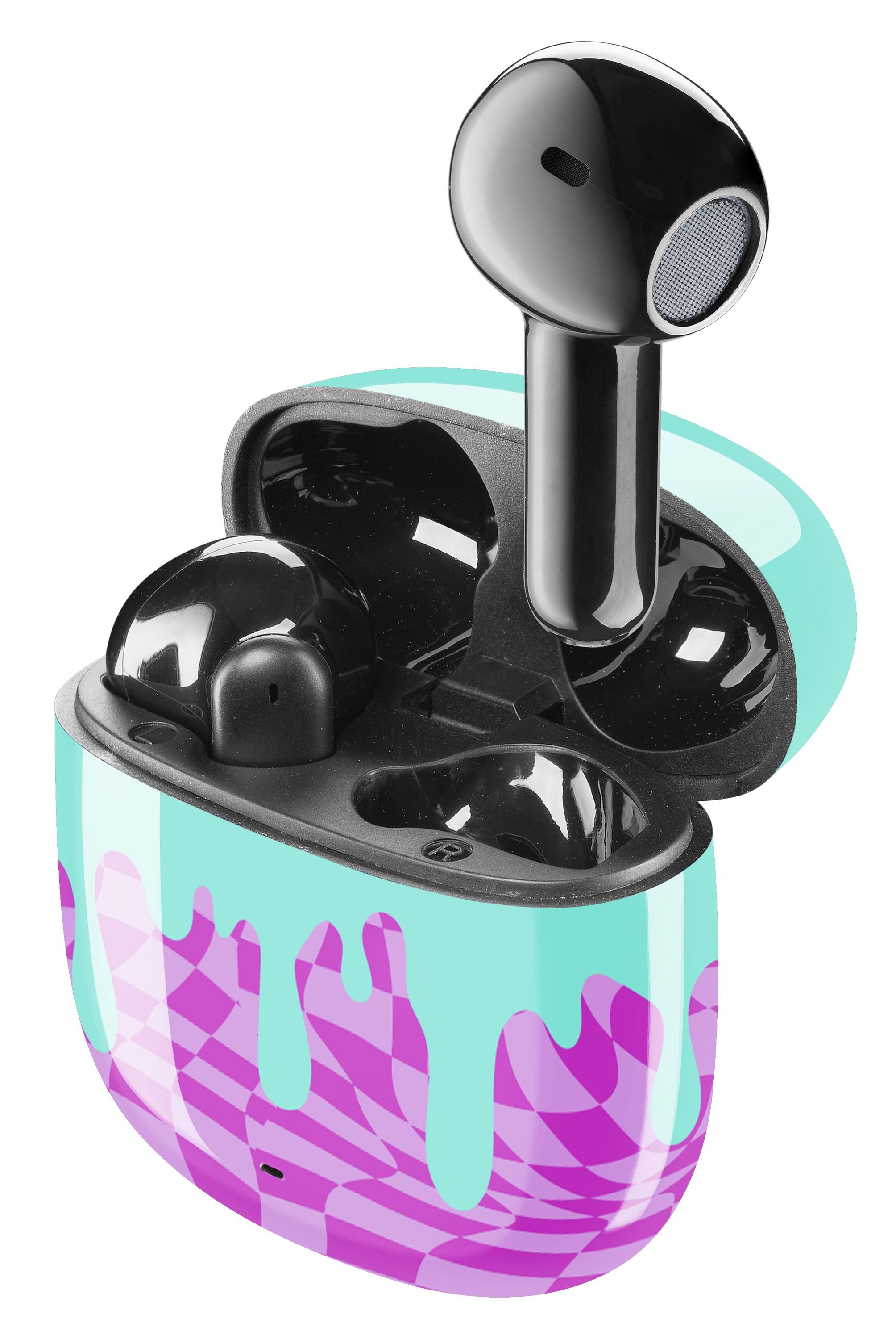 Music Sound Showy Auricolari Bluetooth TWS a capsula senza fili con custodia di ricarica in vari modelli e colori