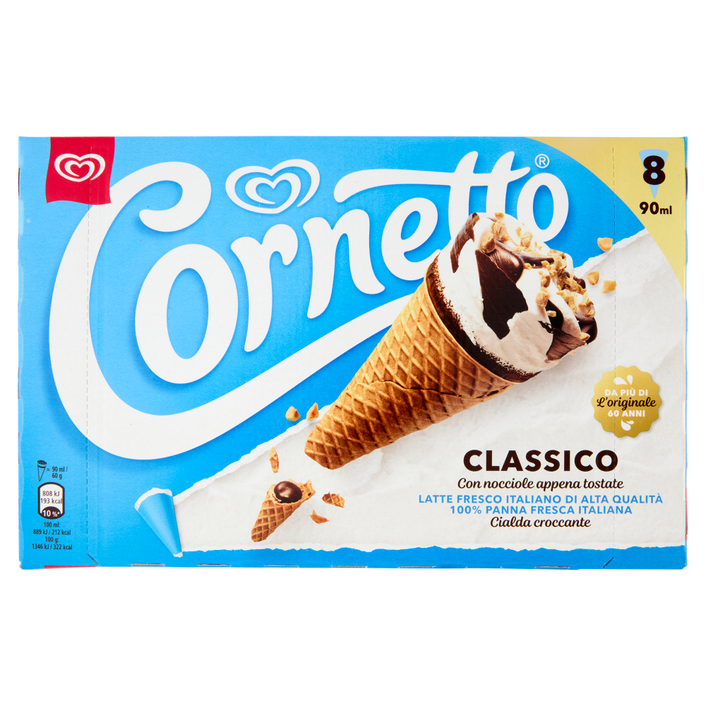 Cornetto Classico 8 x 60 g
