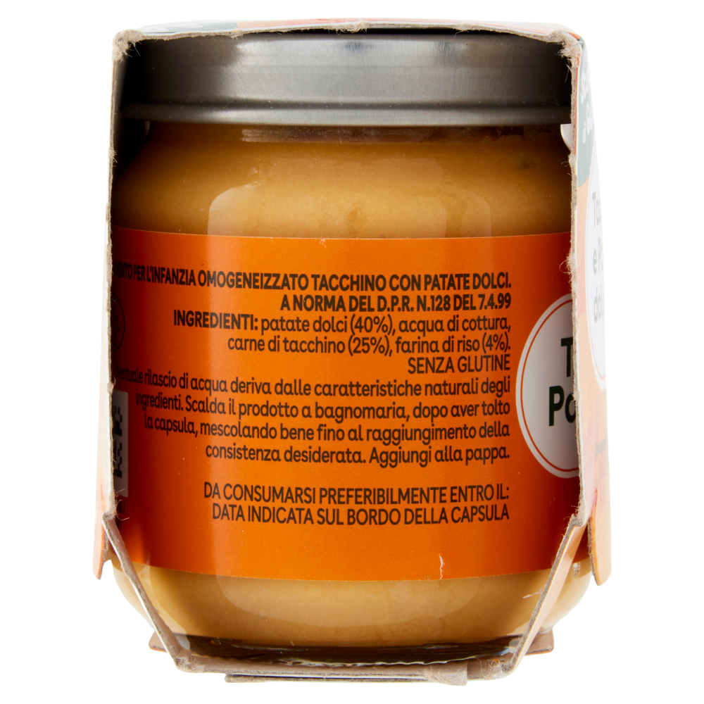 Plasmon Scoperte di Gusto Omogeneizzato Tacchino e Patate dolci 240 g