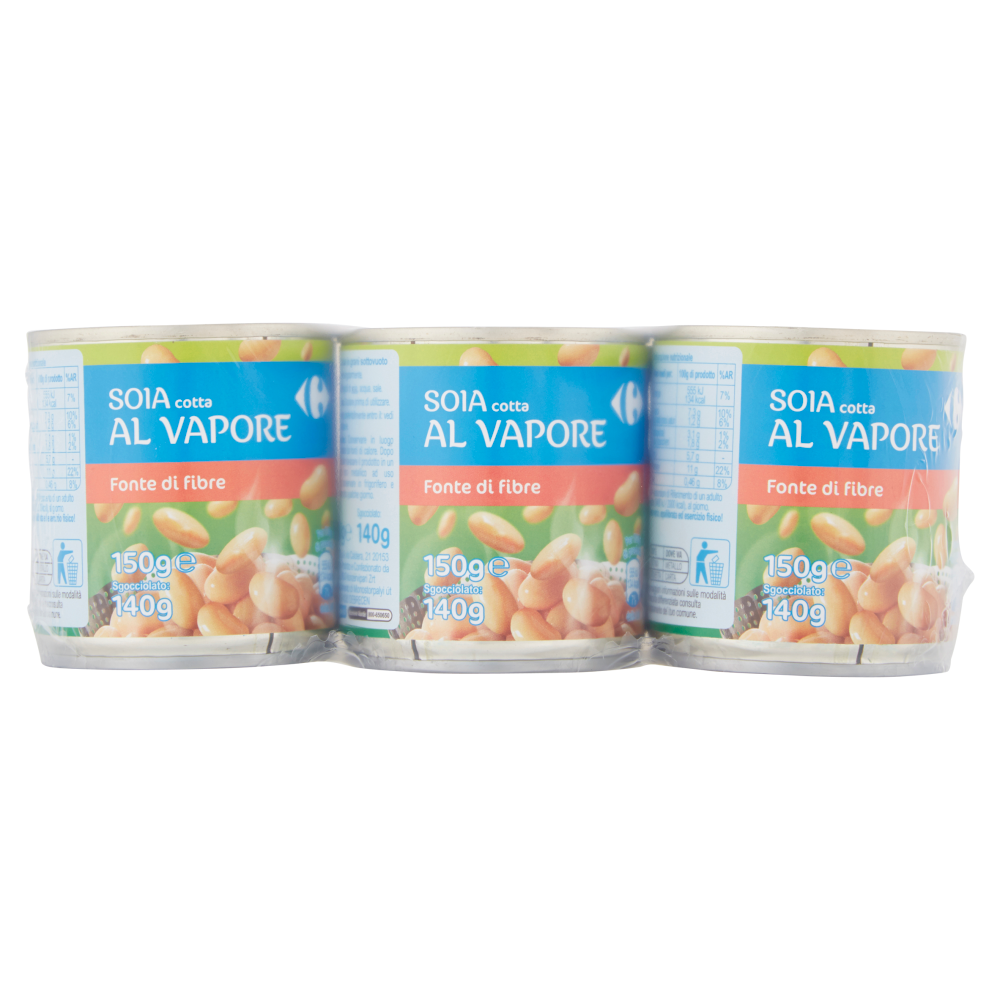 Carrefour Soia cotta al Vapore 3 x 150 g