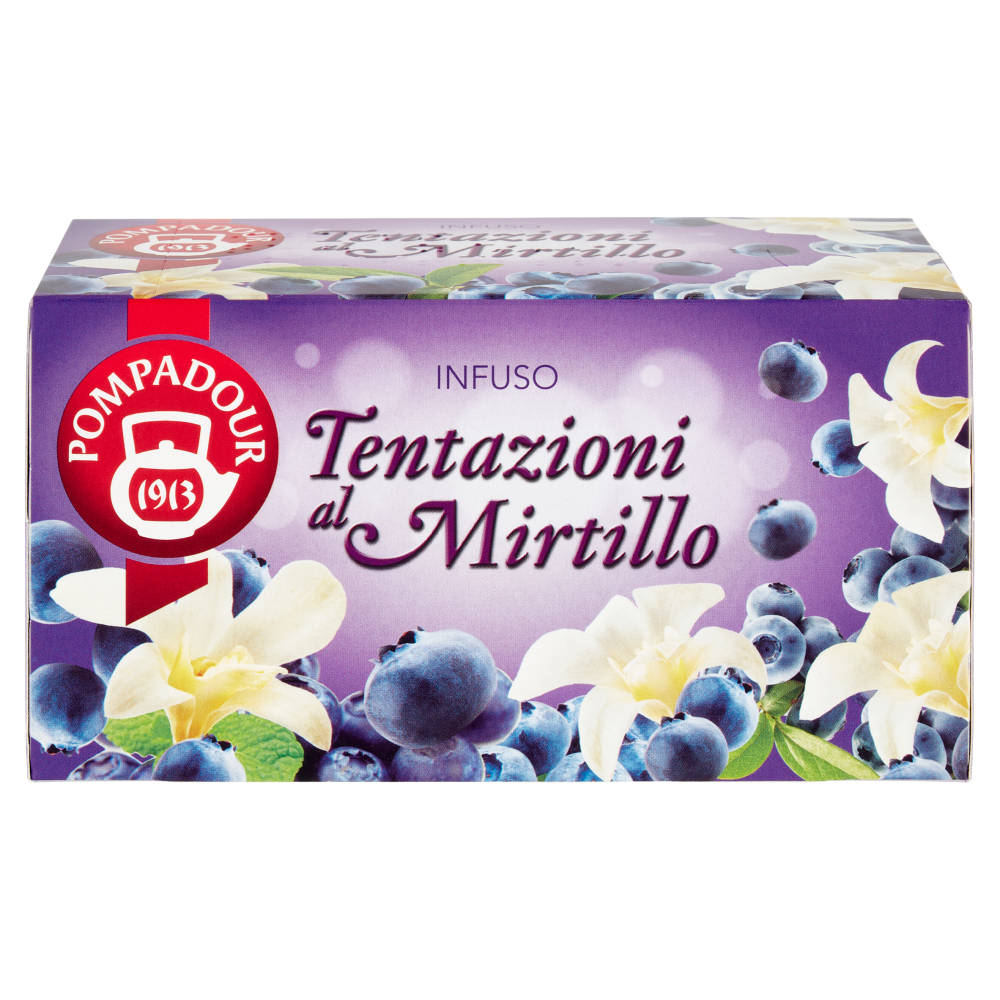 Pompadour Infuso Tentazioni al Mirtillo bustine 20 x 3 g