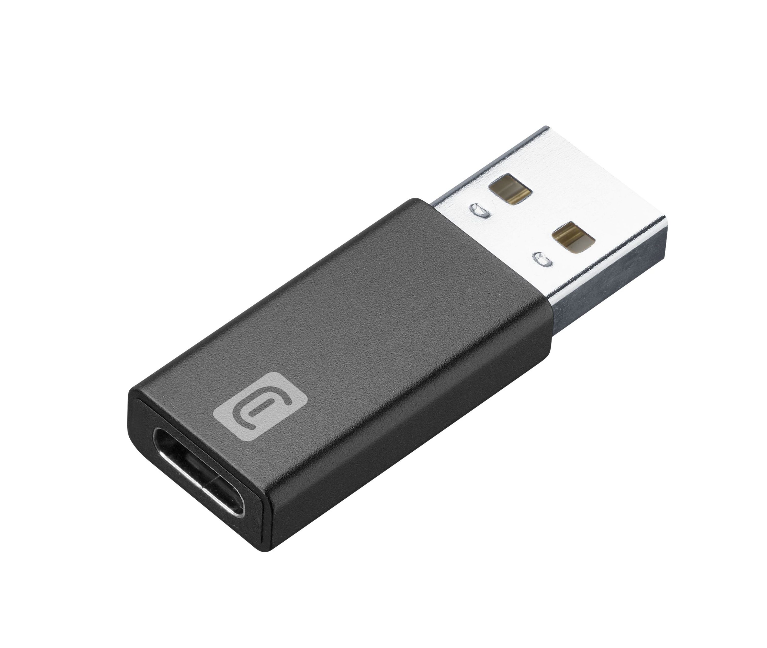 Cellularline Adattatore da USB a USB-C Converte la porta USB in USB-C