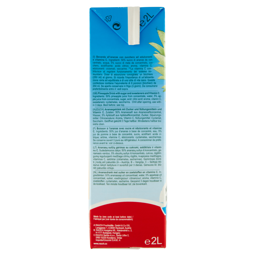 Rauch bravo Ananas 2 L