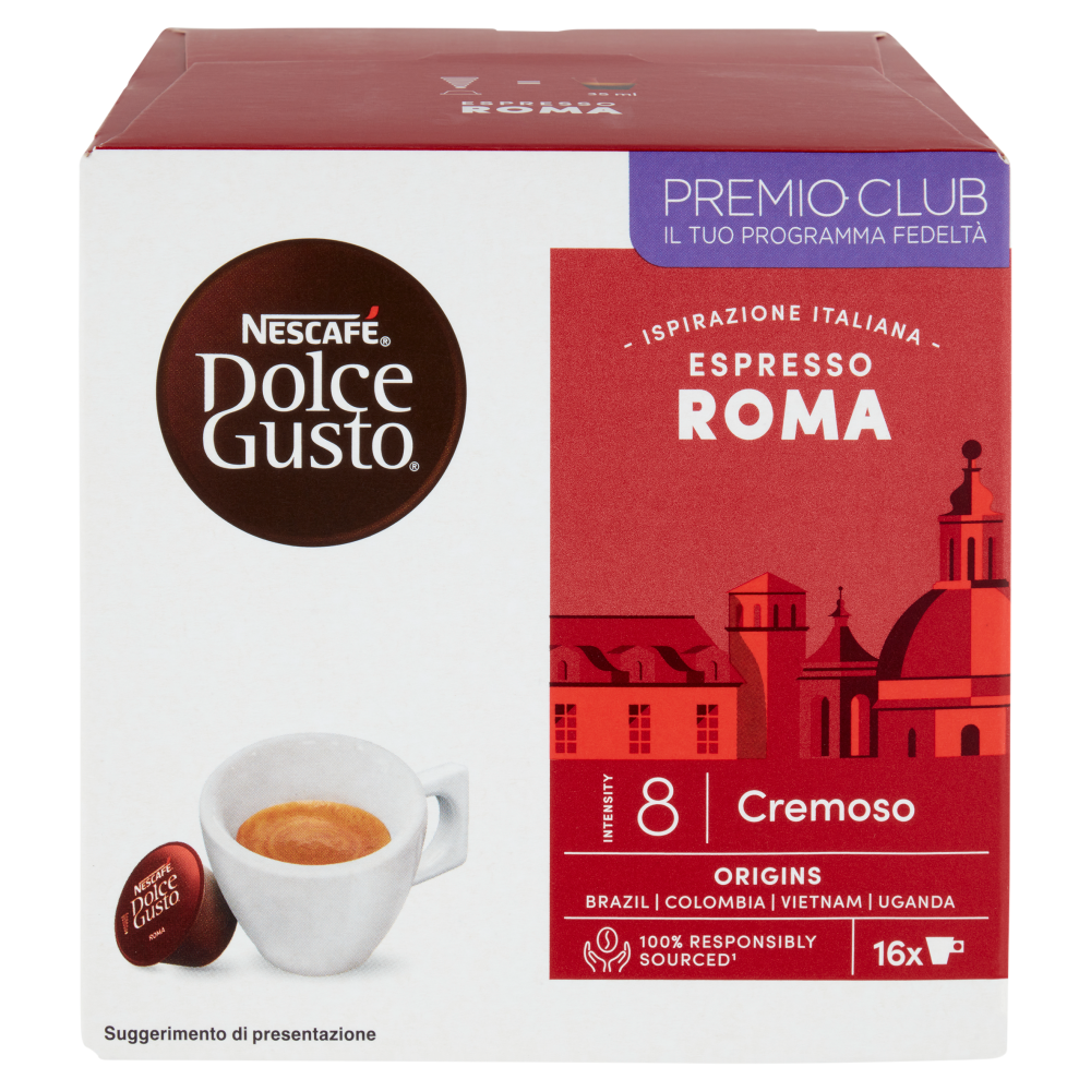 NESCAF&Eacute; DOLCE GUSTO Espresso Roma Caff&egrave; 16 Capsule 99,2 g