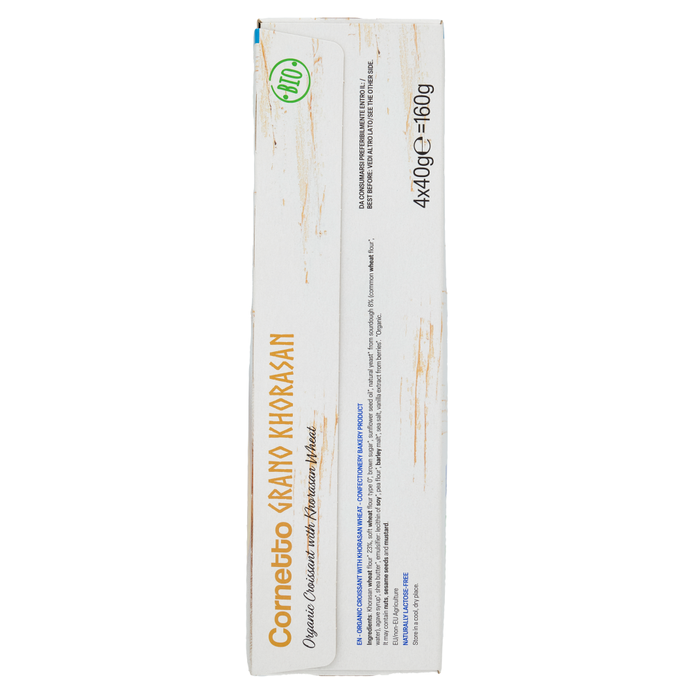 Náttúra Cornetto Grano Khorasan senza latte Bio 4 x 40 g