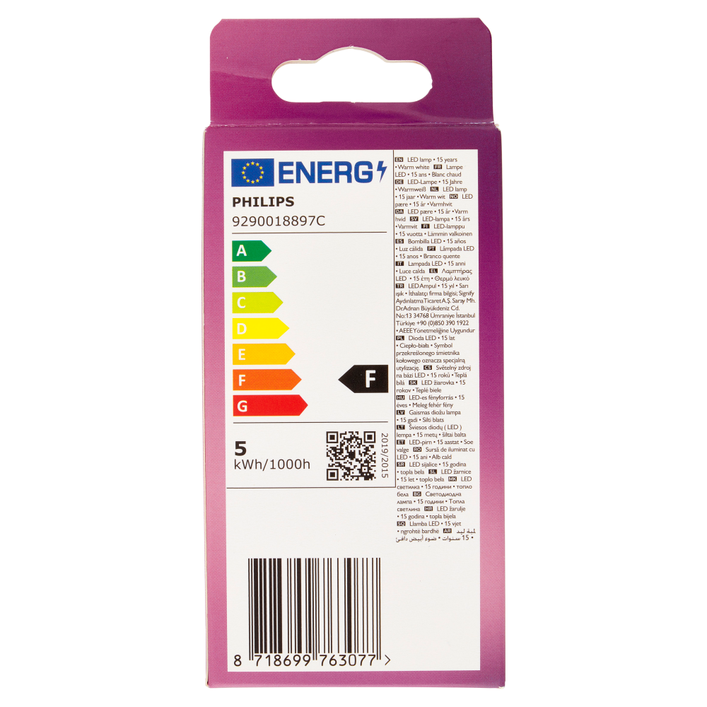 Philips Led candela filamento 40W E14 2700K