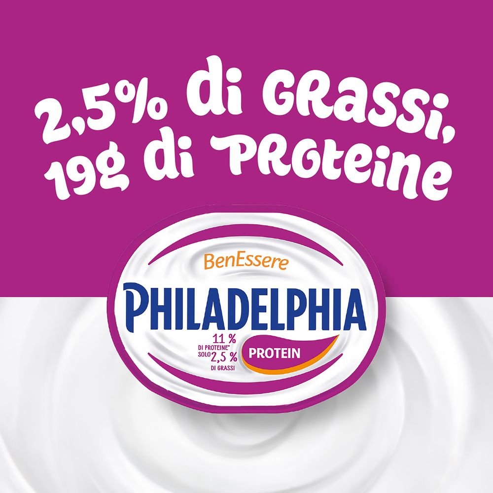 Philadelphia Protein Latticino Fresco, cremoso e proteico Vaschetta 175g