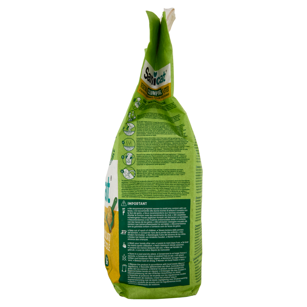 Sanicat Natura Activa Lettiera vegetale agglomerante 6 L