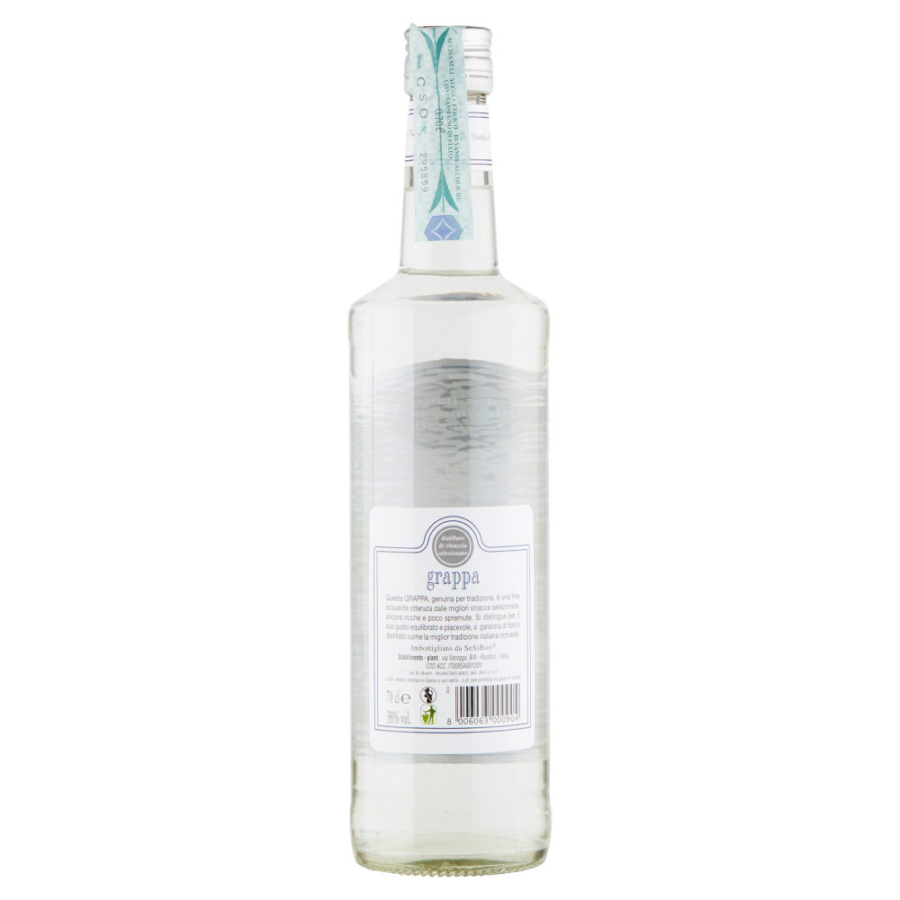 grappa Fine Distillato di Vinaccia 70 cl