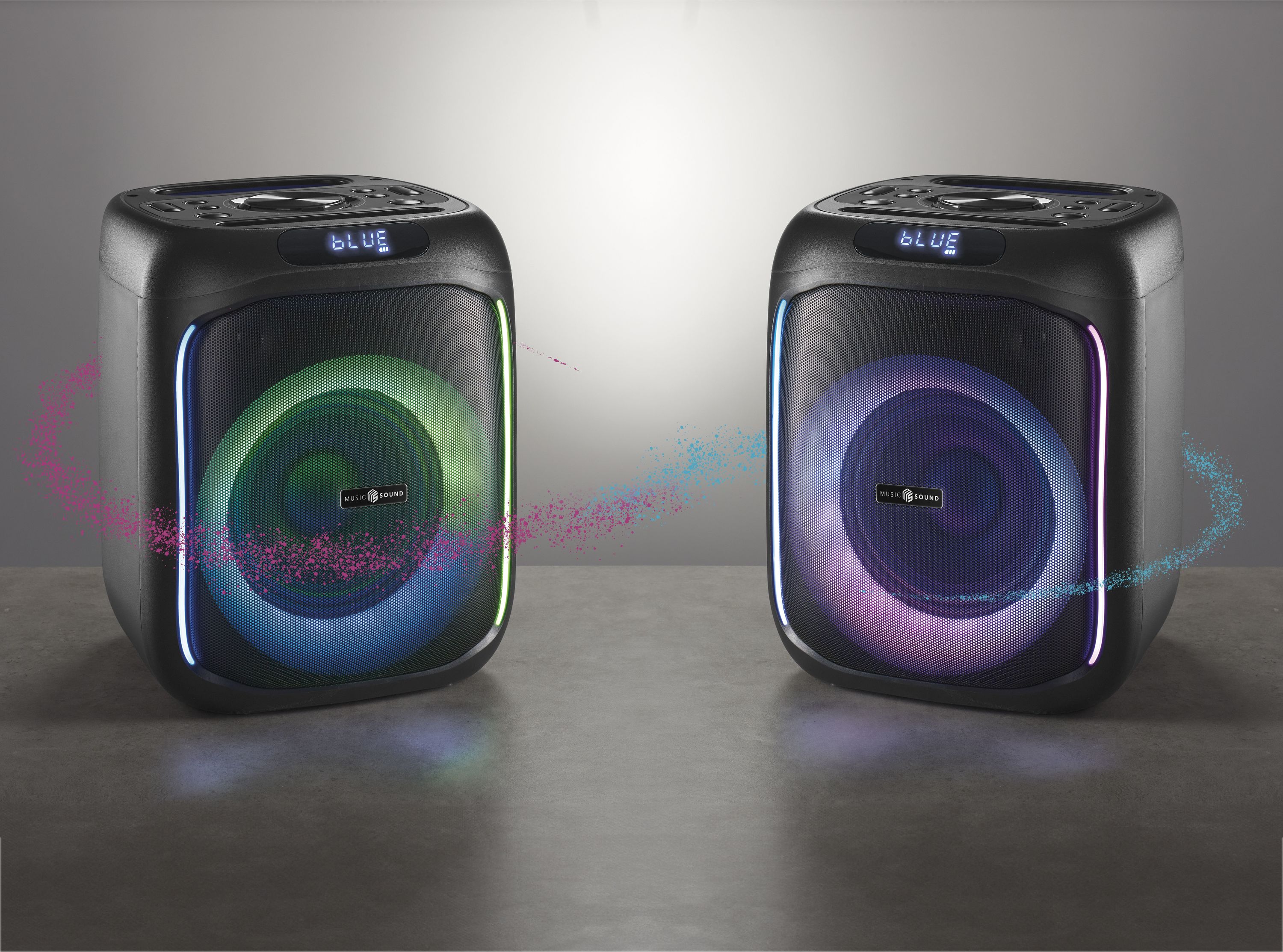 Music Sound Sound Box Small Cassa speaker Bluetooth con 40W di potenza e luci RGB