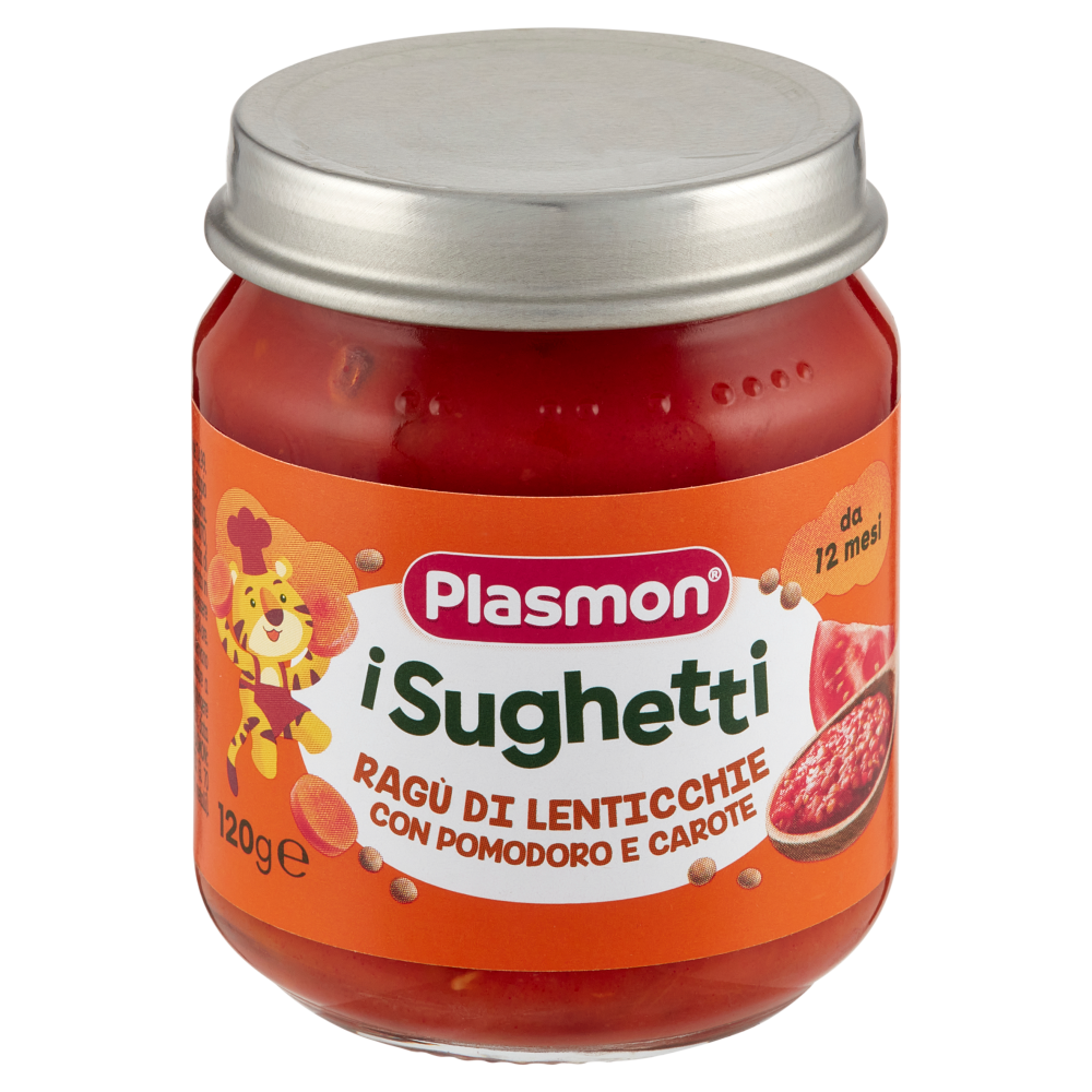 Plasmon i Sughetti Ragù di Lenticchie con Pomodoro e Carote 120 g