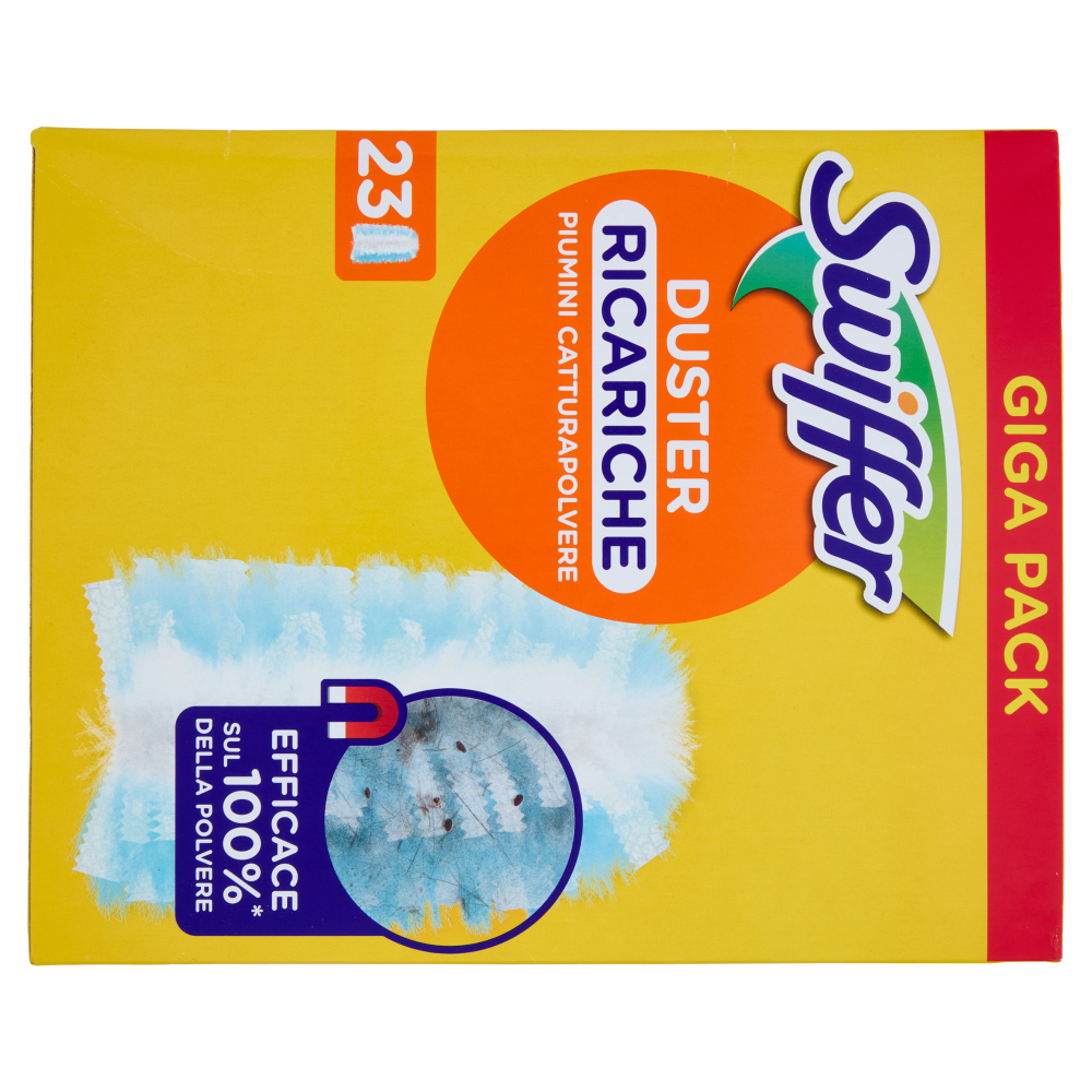Swiffer Duster Cattura Polvere - Ricarica 23 Piumini per spolverare