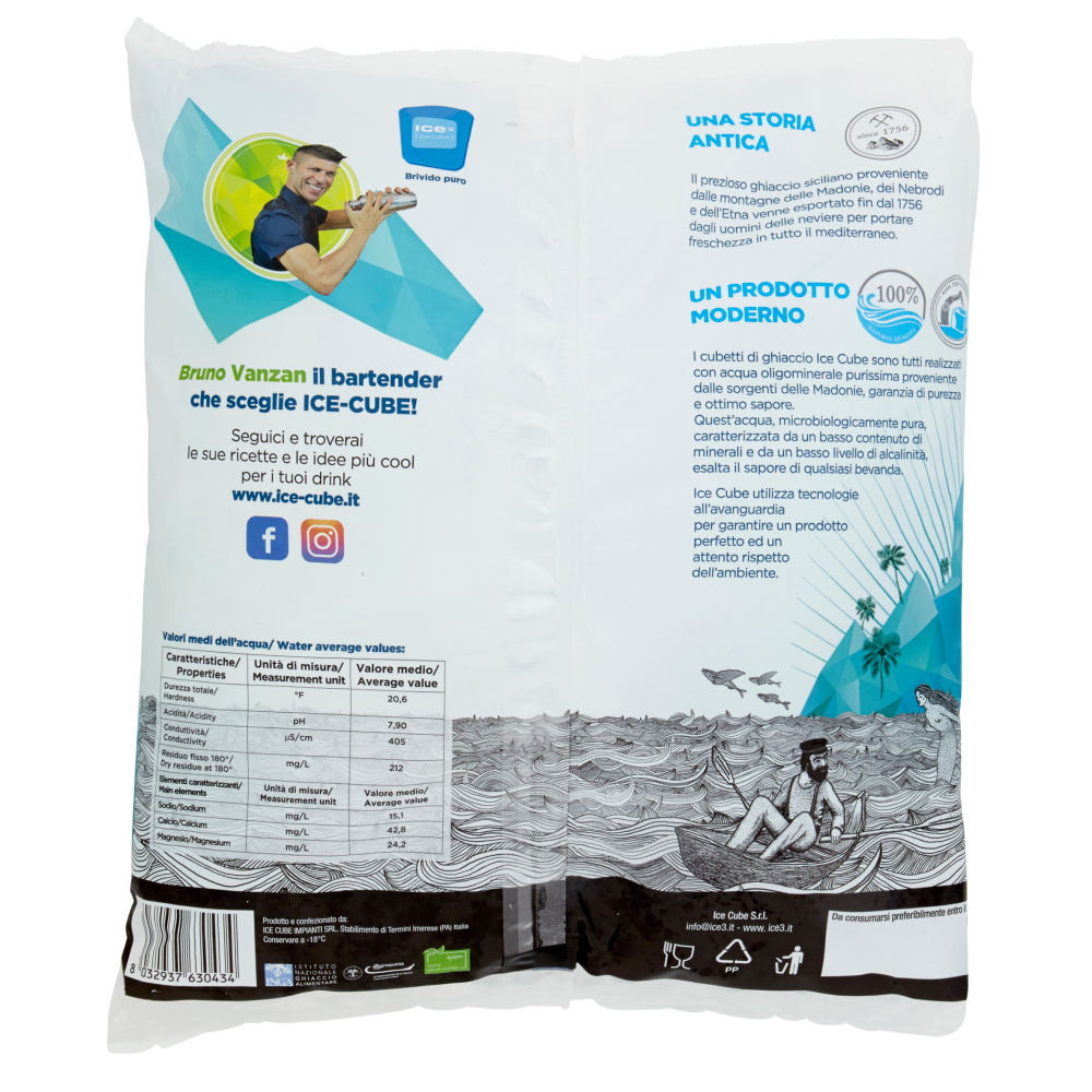 ice cube Ice³ Crushed Ghiaccio Puro Tritato 1,25 kg