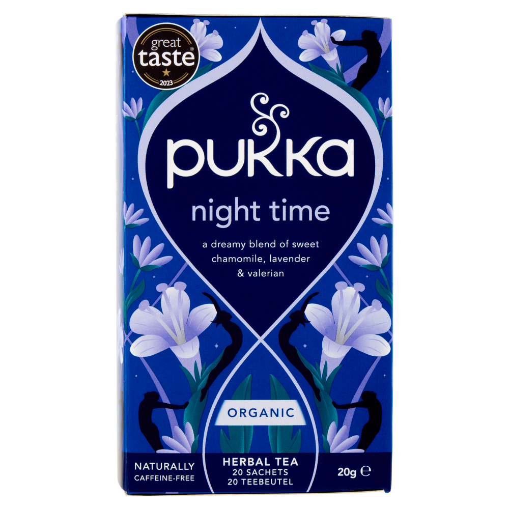pukka night time Organic 20 Bustine di Miscela per Infuso 20 g