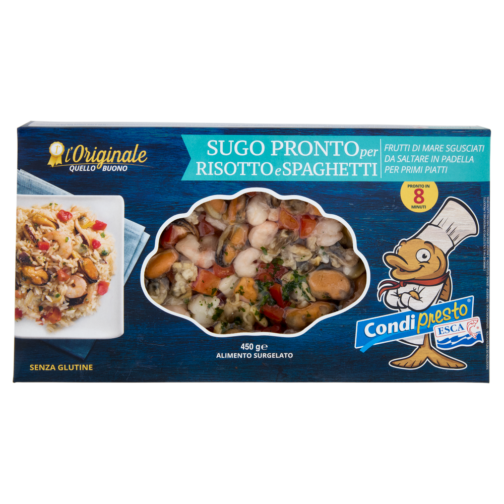 Esca Condipresto Sugo Pronto per Risotto e Spaghetti 450 g