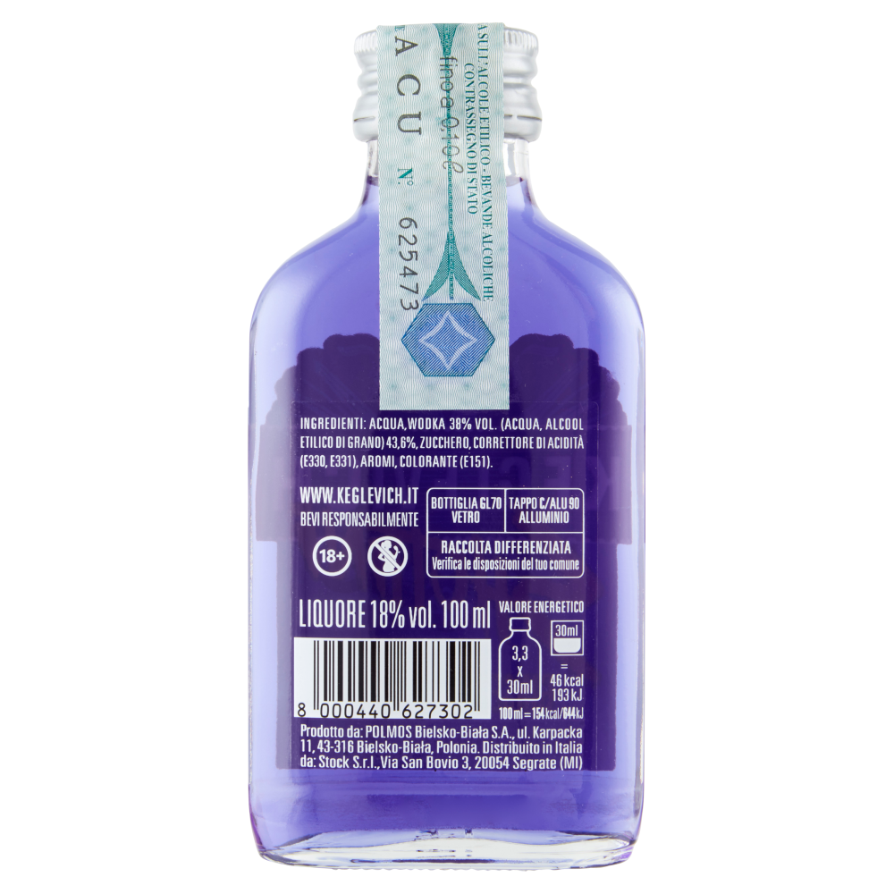 Keglevich Shottini Wodka & Ginseng & Guaran&agrave; 100 ml