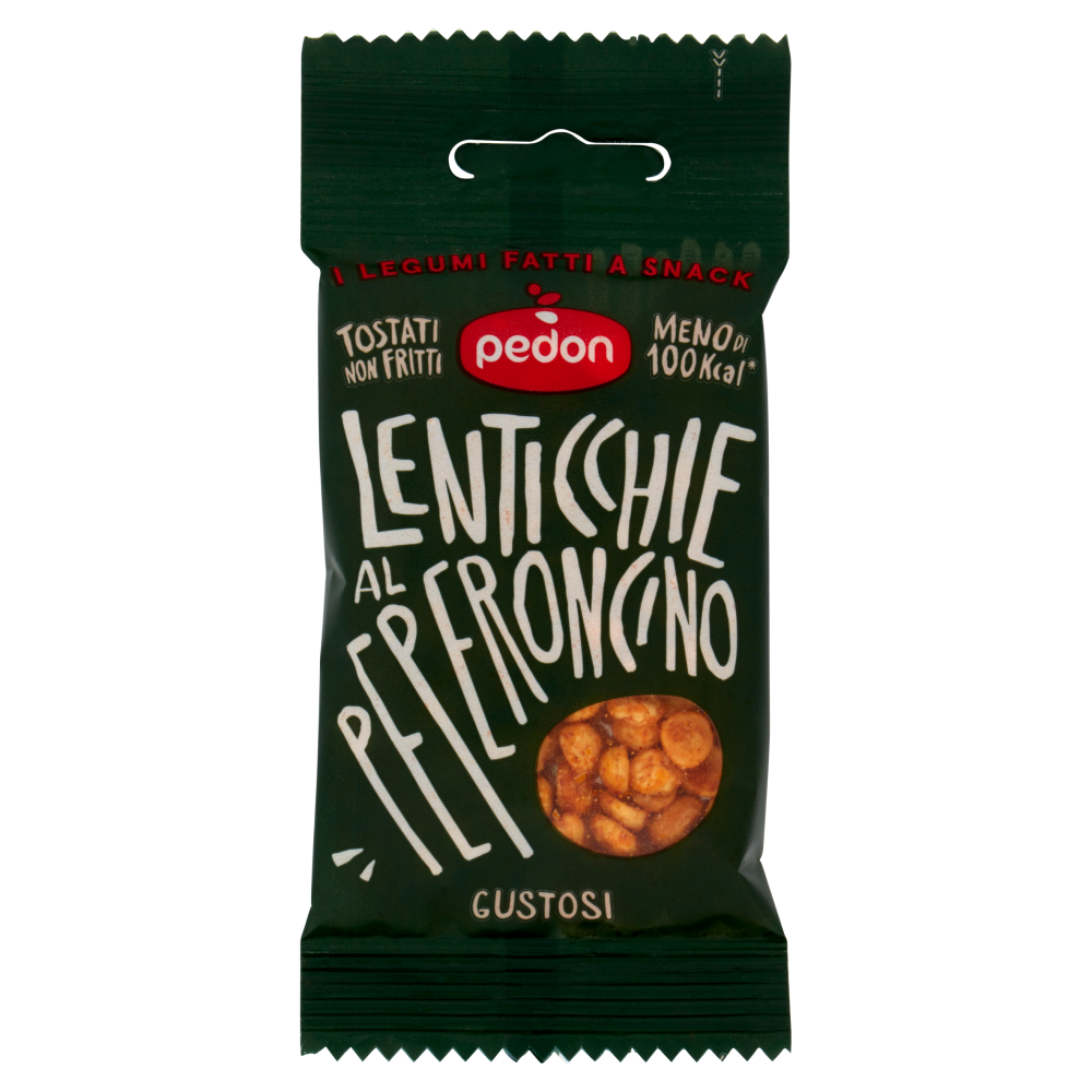 pedon I Legumi Fatti a Snack Lenticchie al Peperoncino 20 g